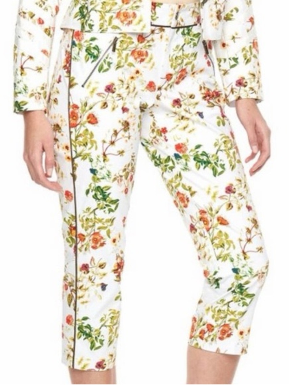 Disney Alice Through The Looking Glass Floral Jacket & Cropped Pants Set Size14